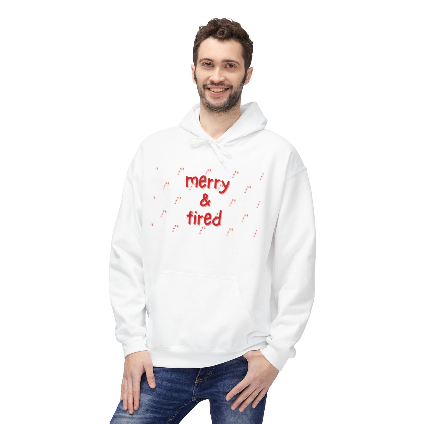 Merry & Tired Christmas Hoodie