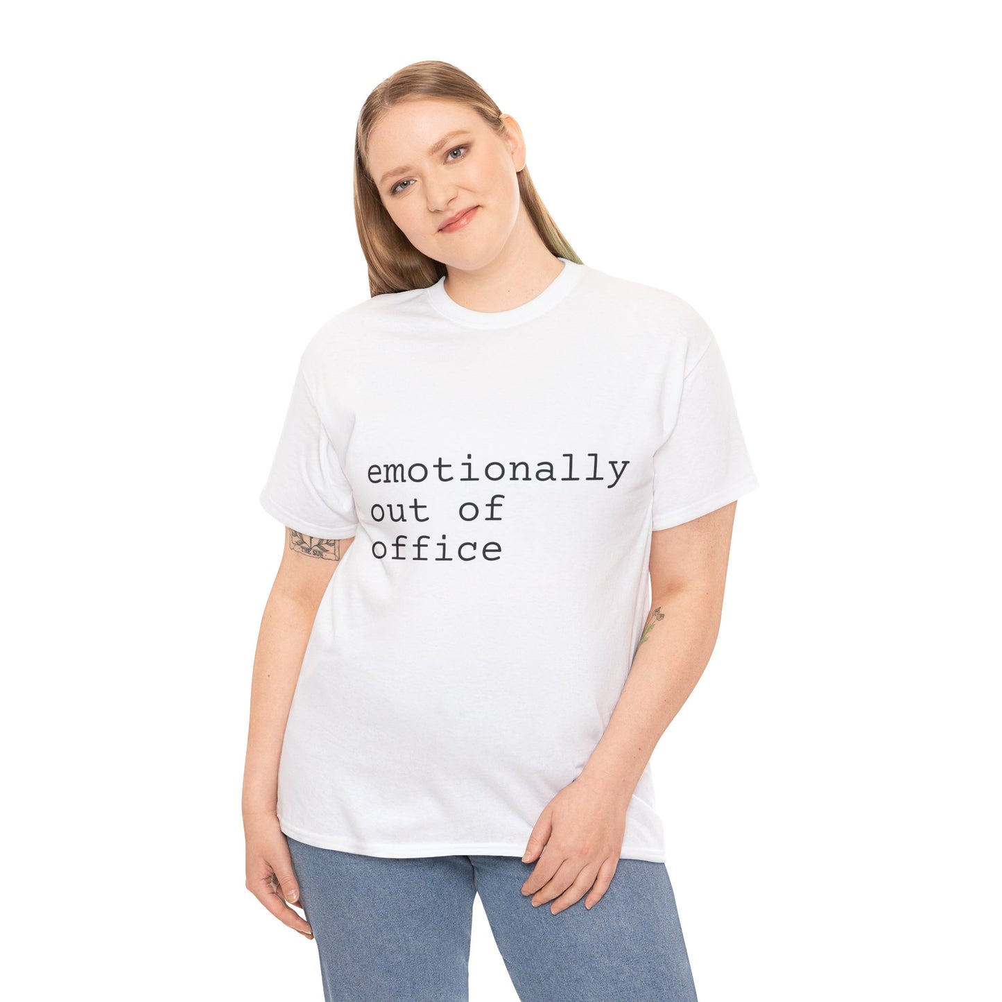 emotionally out of office tshirt