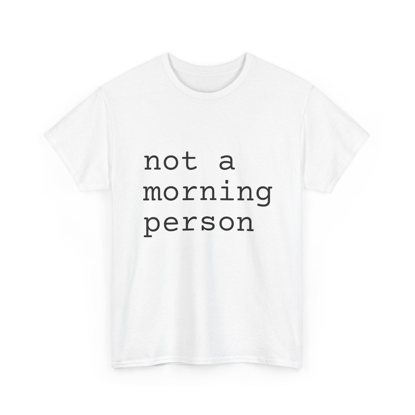 not a morning person tshirt