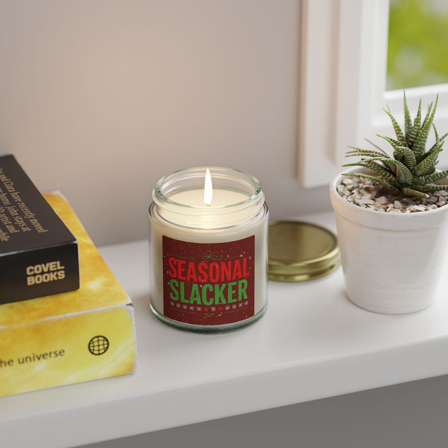 Seasonal Slacker Scented Candle