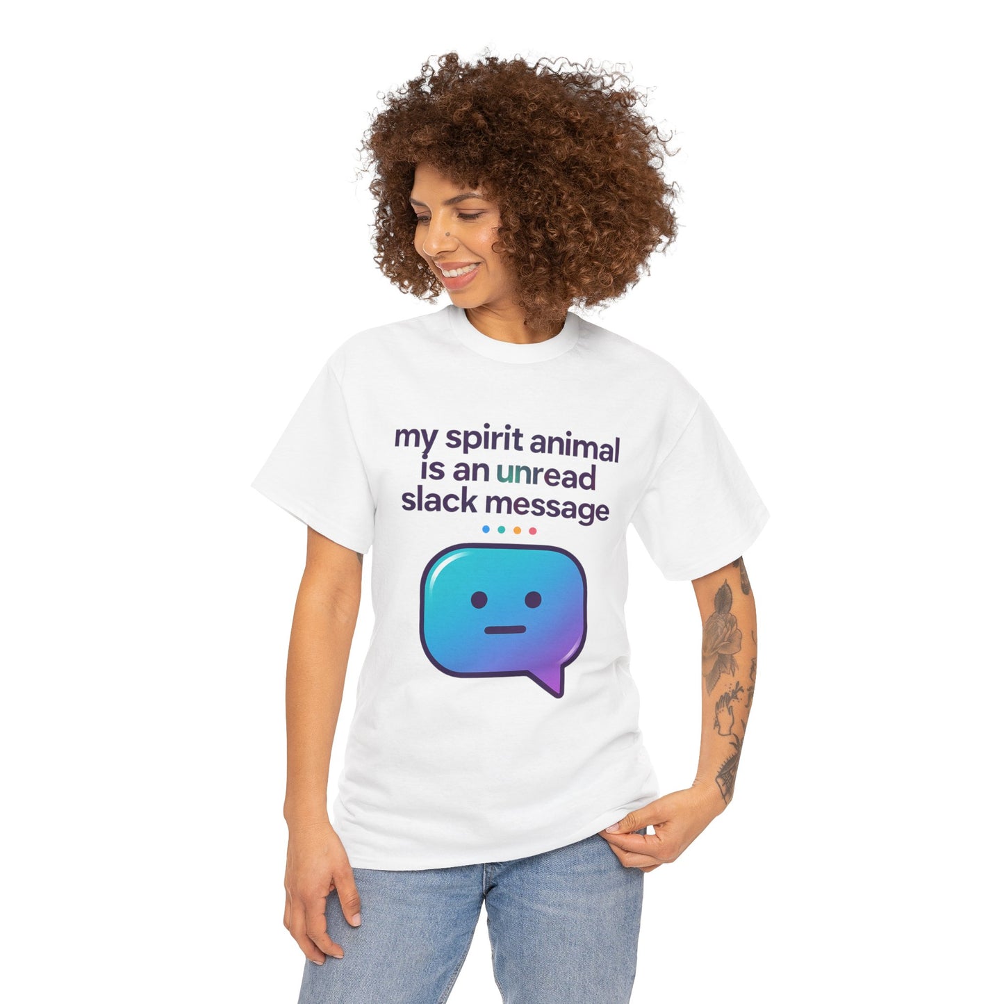 My Spirit Animal Is An Unread Slack Message Tshirt