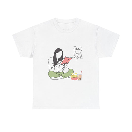 Read, Snack, Repeat Graphic Tee