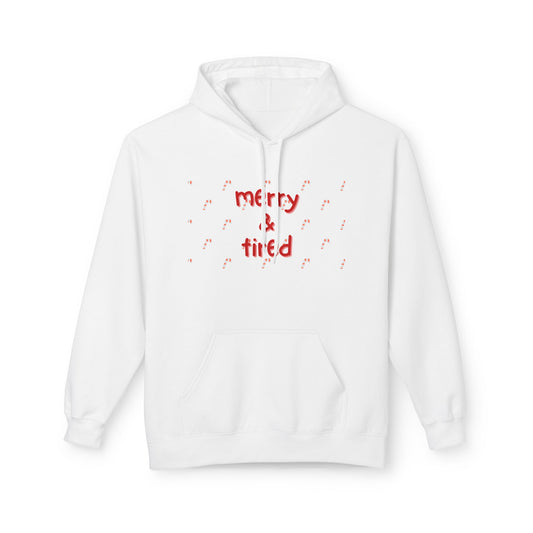 Merry & Tired Christmas Hoodie